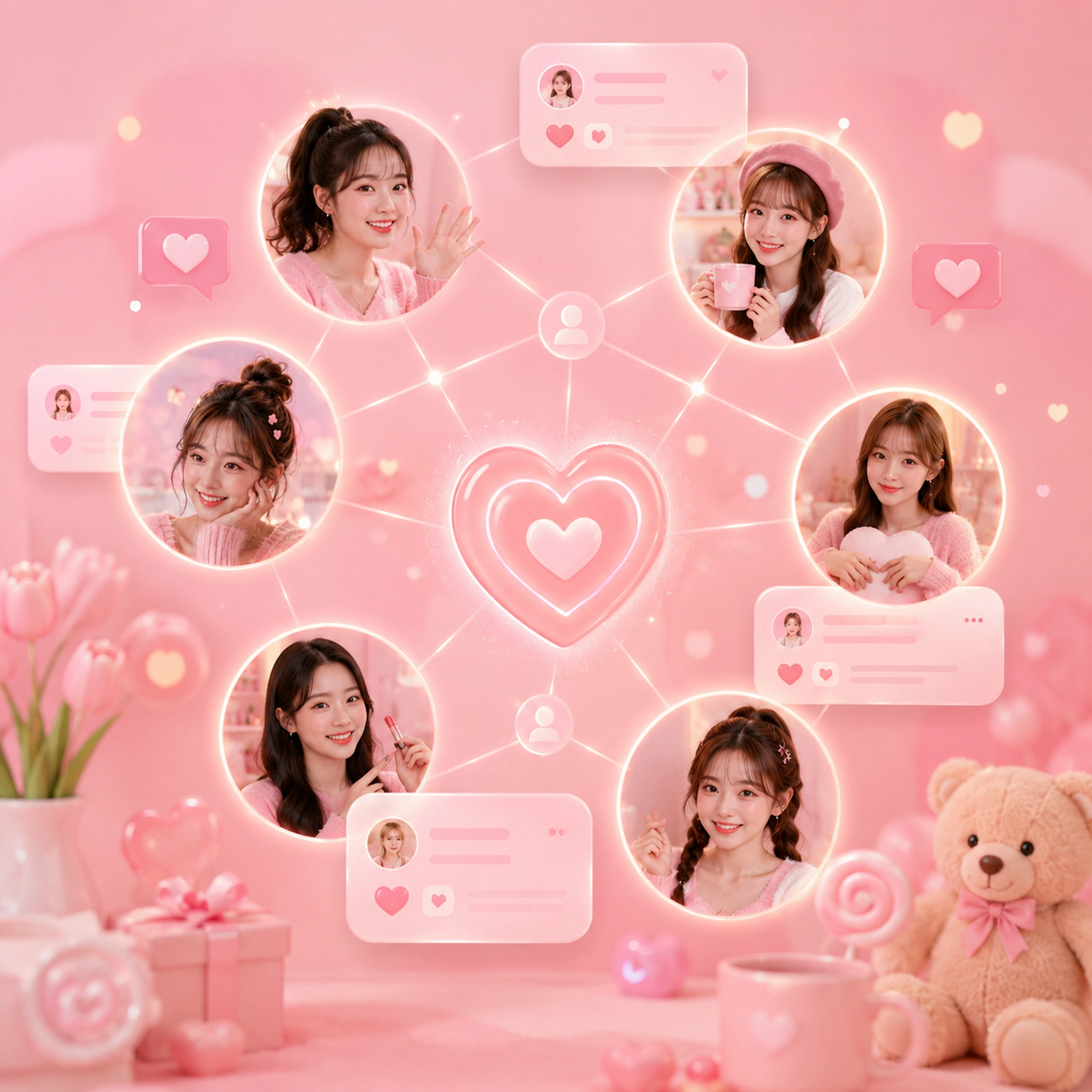 视频社区交流主题视觉